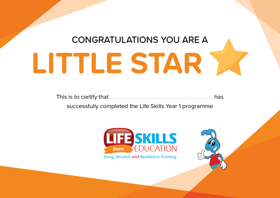 Congratuions - you are a little star! Certificate