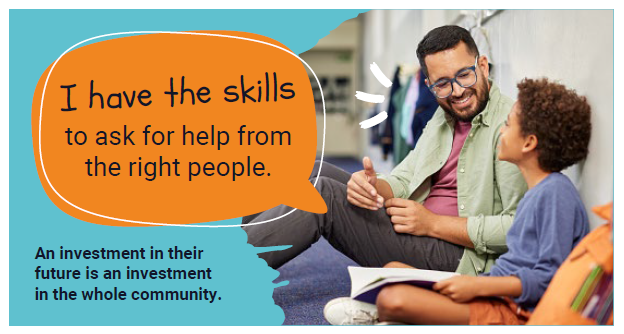 I have the skills to ask for help from the right people.  An investment in their future is an investment in the whole community.
