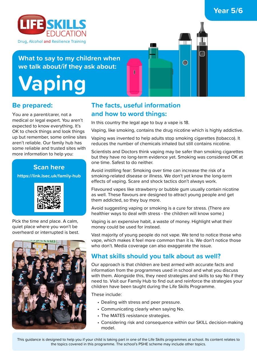 Preview of the Vaping topic guide