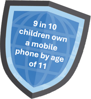 9 in 10 children own a mobile phone by age 11